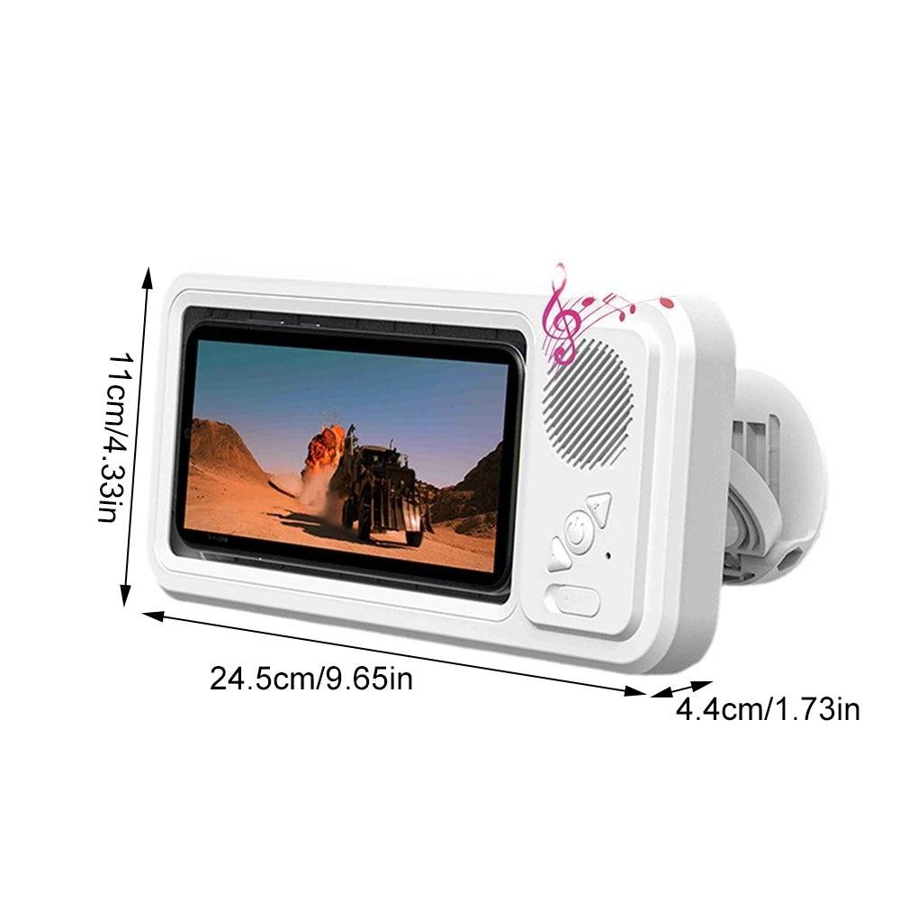 Bathroom Waterproof Mobile Phone Box Bluetooth Speaker With Touch Screen
