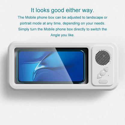 Bathroom Waterproof Mobile Phone Box Bluetooth Speaker With Touch Screen