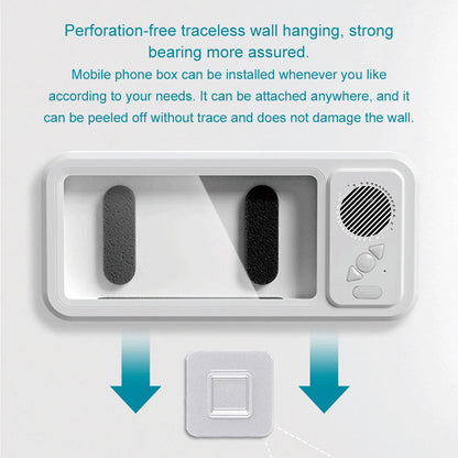 Bathroom Waterproof Mobile Phone Box Bluetooth Speaker With Touch Screen