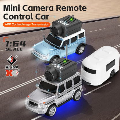 1:64 FPV RC Car with HD Camera FPV Camera Wifi App Control