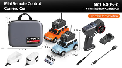 1:64 FPV RC Car with HD Camera FPV Camera Wifi App Control