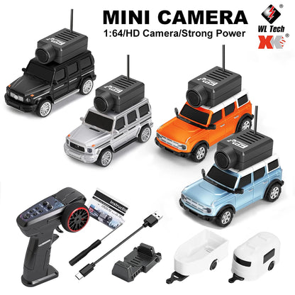 1:64 FPV RC Car with HD Camera FPV Camera Wifi App Control
