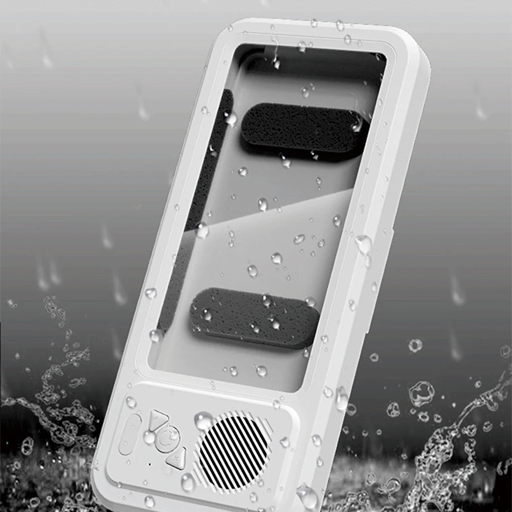 Bathroom Waterproof Mobile Phone Box Bluetooth Speaker With Touch Screen