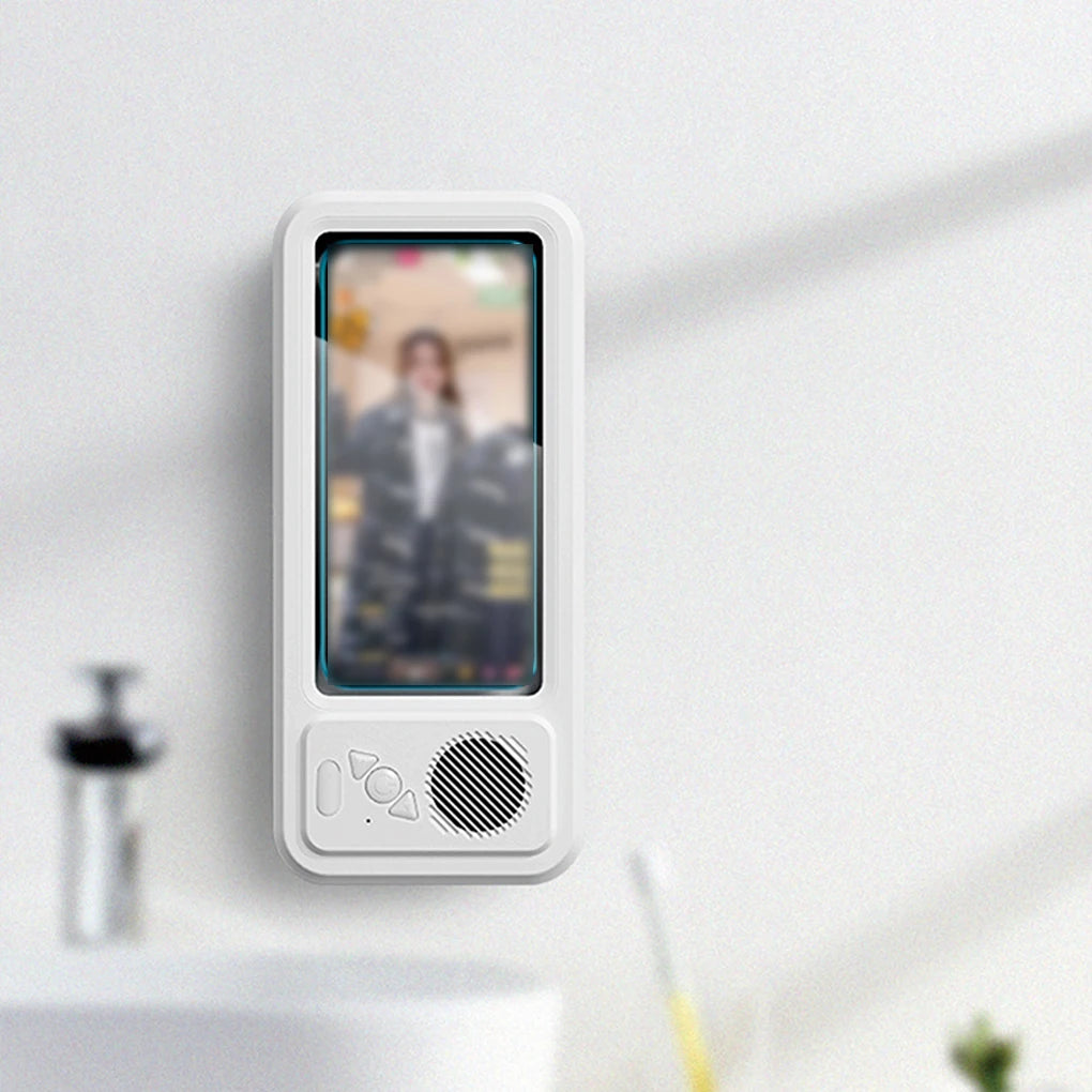 Bathroom Waterproof Mobile Phone Box Bluetooth Speaker With Touch Screen