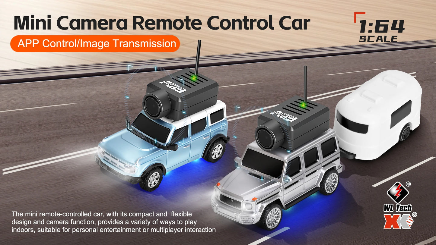 1:64 FPV RC Car with HD Camera FPV Camera Wifi App Control