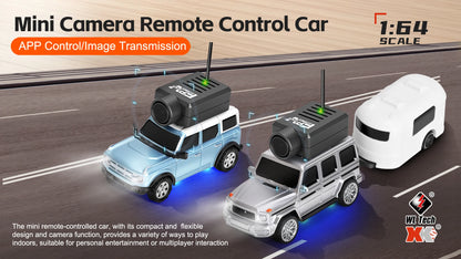 1:64 FPV RC Car with HD Camera FPV Camera Wifi App Control