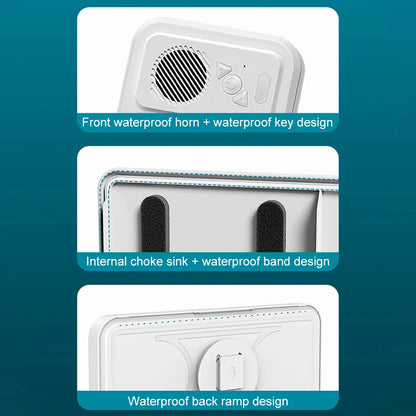 Bathroom Waterproof Mobile Phone Box Bluetooth Speaker With Touch Screen