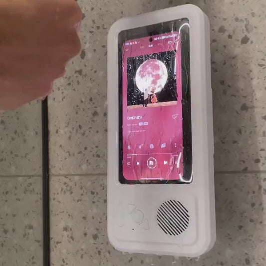 Bathroom Waterproof Mobile Phone Box Bluetooth Speaker With Touch Screen